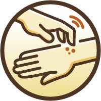 Illustration of Itchy Skin